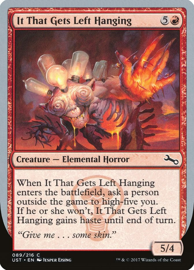It That Gets Left Hanging [UST - 89]