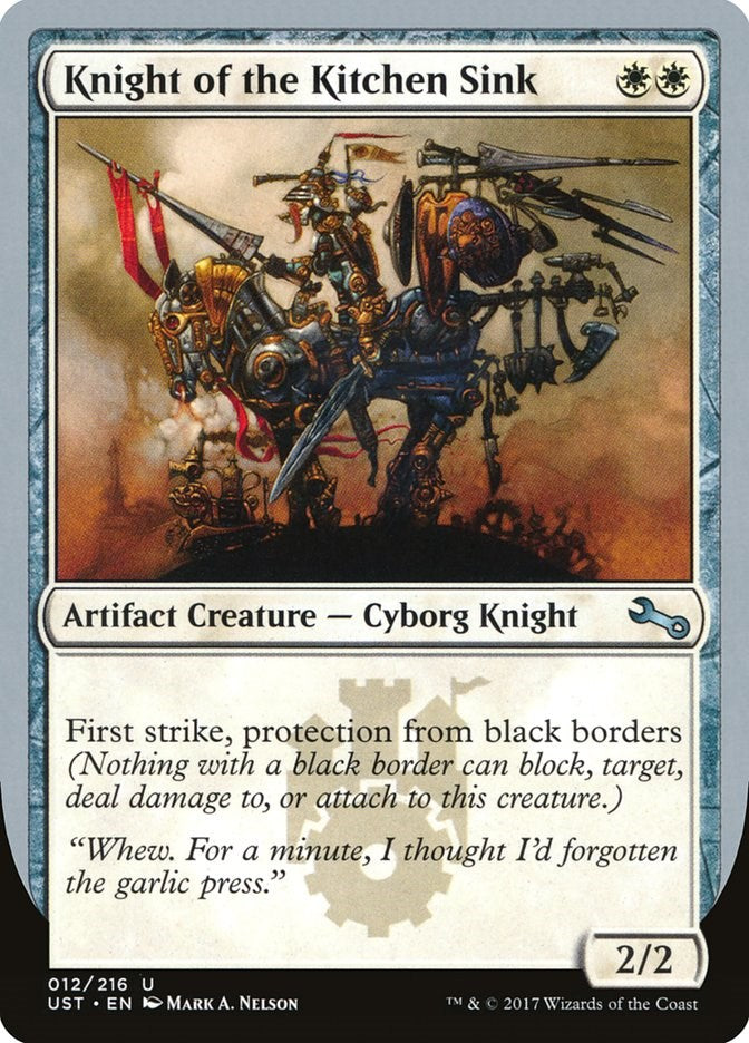 Knight of the Kitchen Sink (A) [UST - 12]