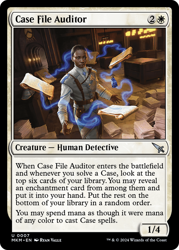 Case File Auditor (Blue) [Murders at Karlov Manor] | The Clever Kobold