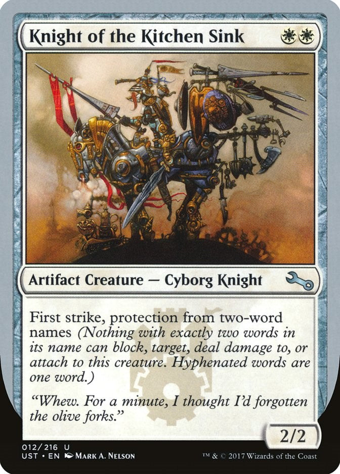 Knight of the Kitchen Sink (E) [UST - 12]
