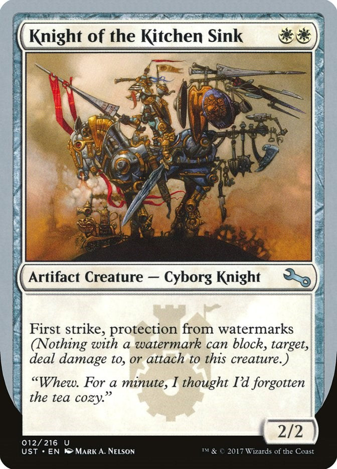 Knight of the Kitchen Sink (F) [UST - 12]
