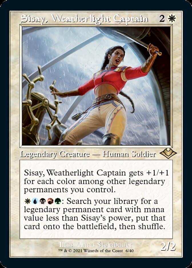 Sisay, Weatherlight Captain (Retro) [Modern Horizons] | The Clever Kobold