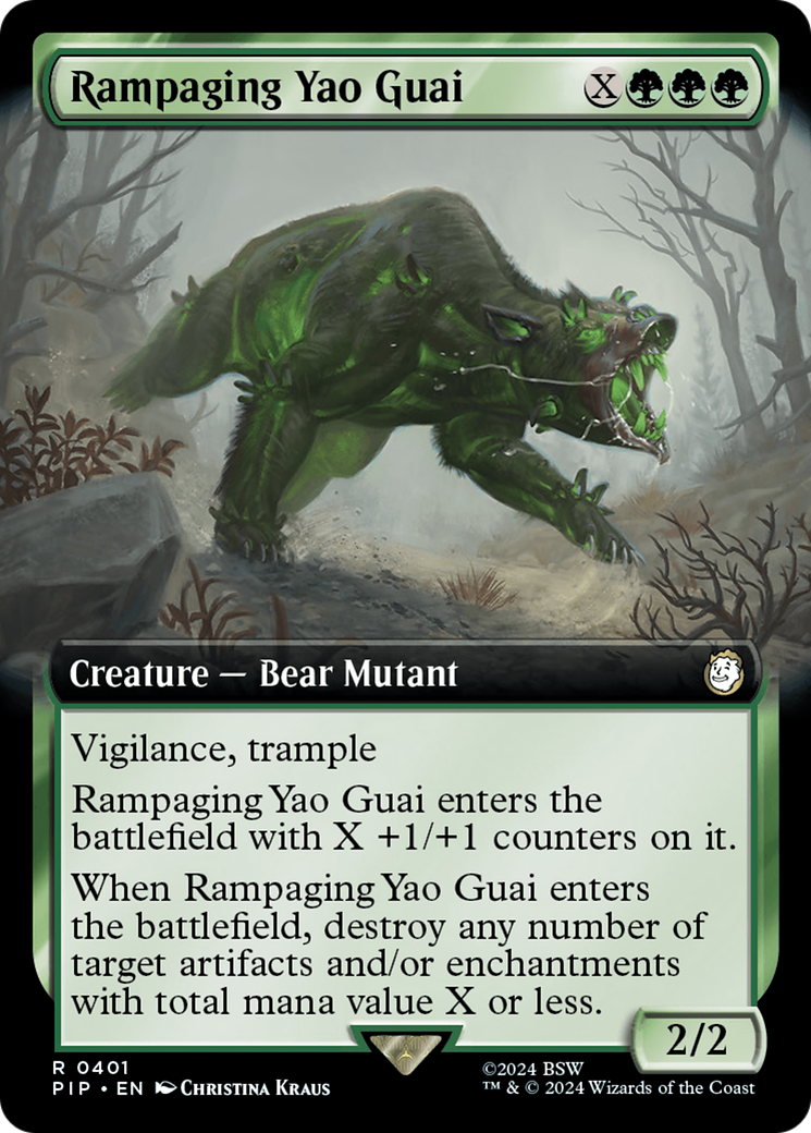 Rampaging Yao Guai (Extended Art) [Fallout] | The Clever Kobold