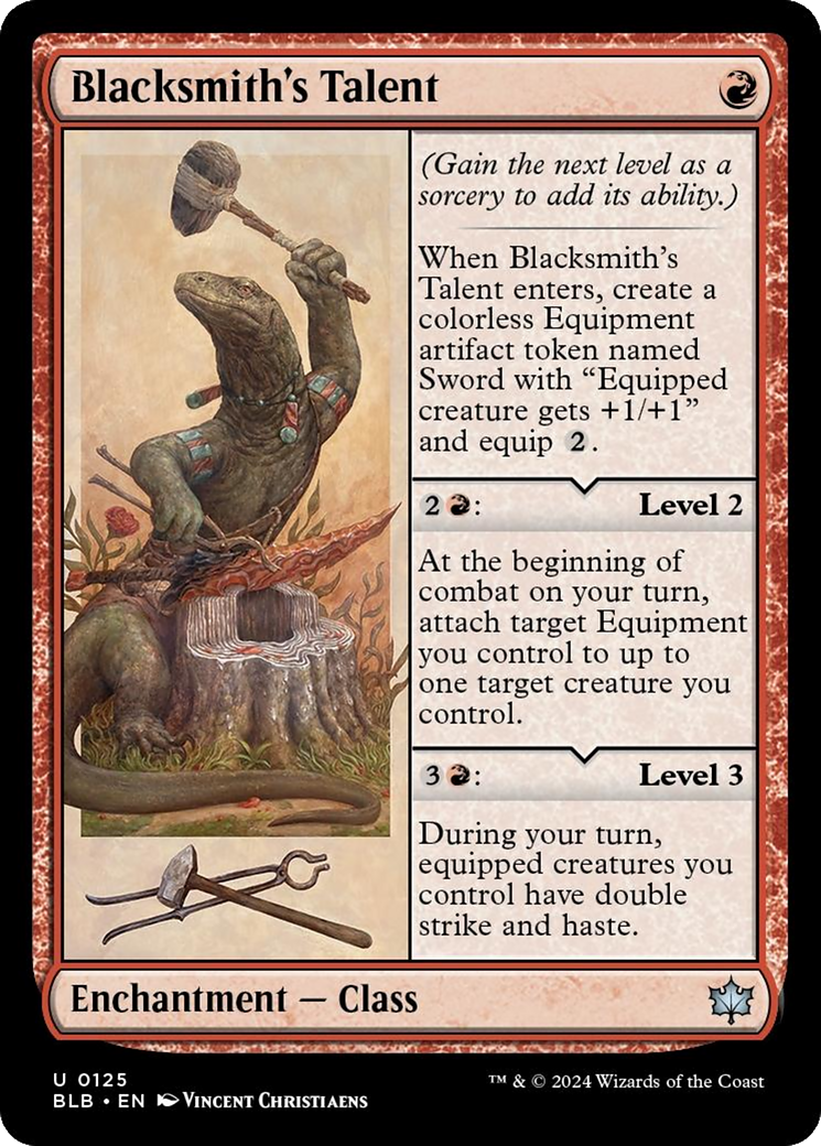 Blacksmith's Talent [Bloomburrow] | The Clever Kobold