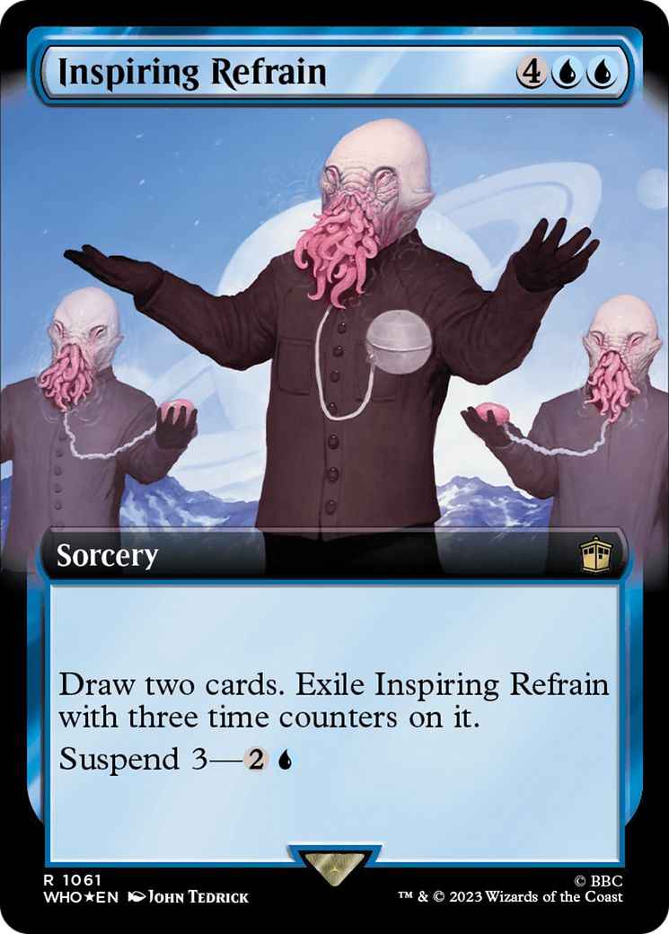 Inspiring Refrain (Extended Art) (Surge Foil) [Doctor Who] | The Clever Kobold