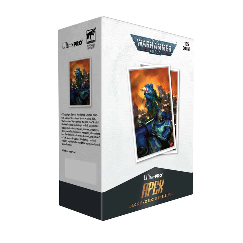 Space Marines - Adeptus Astartes 105ct APEX™ Deck Protector Sleeves for Warhammer 40,000