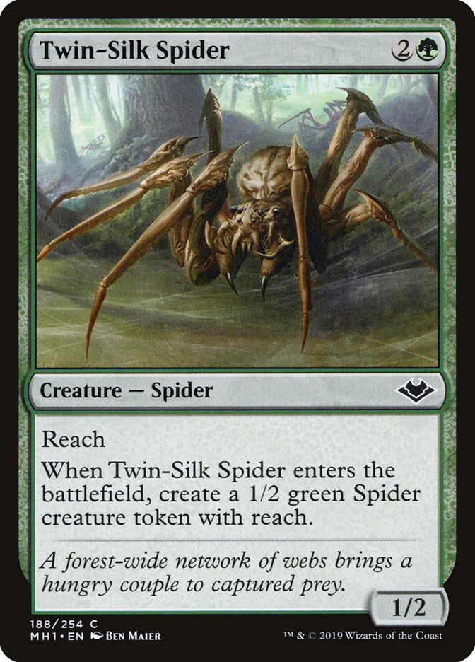 Twin-Silk Spider [Modern Horizons] | The Clever Kobold