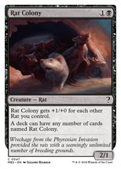 Rat Colony (White Border) [Mystery Booster 2] | The Clever Kobold