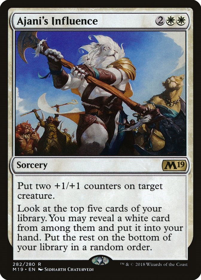 Ajani's Influence [M19 - 282]