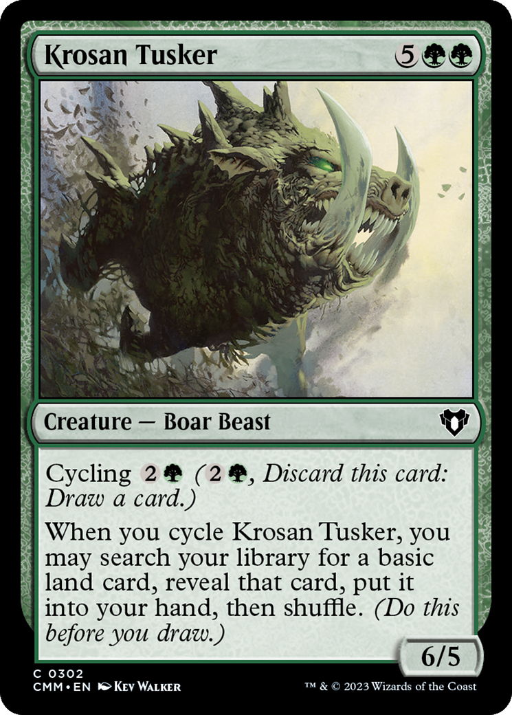 Krosan Tusker [Commander Masters] | The Clever Kobold