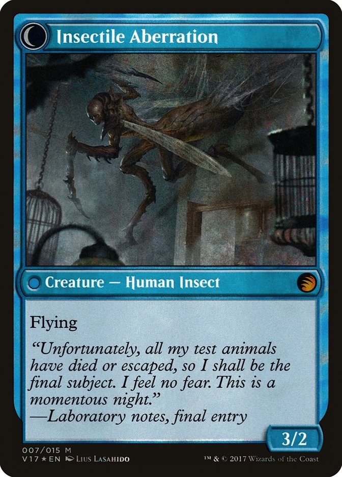 Delver of Secrets // Insectile Aberration [From the Vault: Transform] | The Clever Kobold