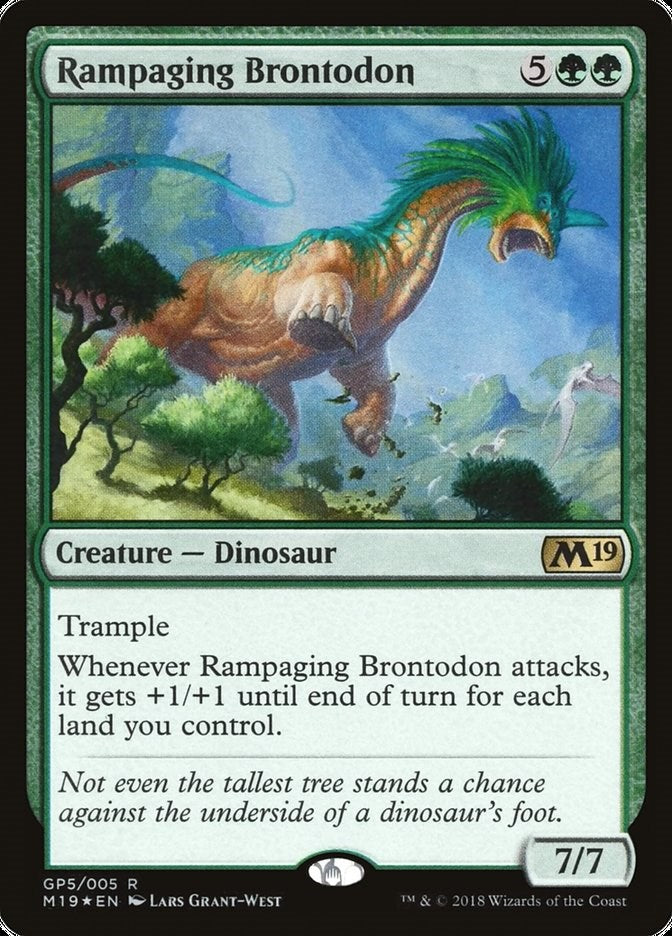 Rampaging Brontodon (2018 Gift Pack) [GBP - GP5]