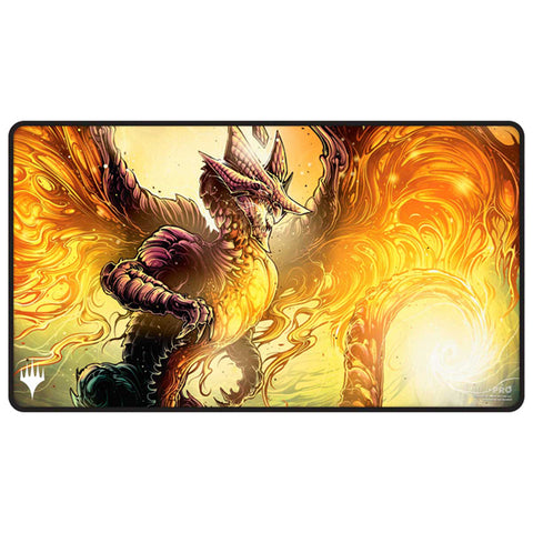 Playmat: MTG Black Stitched- Tarkir Dragonstorm- Betor, Kin to All