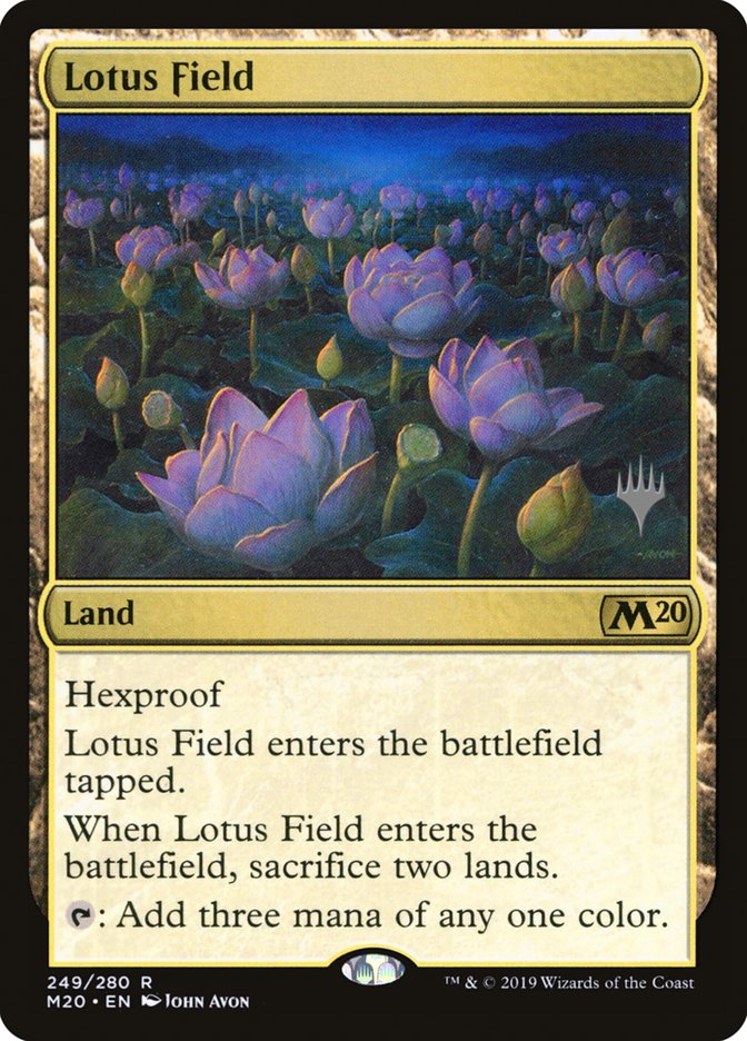 Lotus Field (Promo Pack) [Core Set 2020 Promos] | The Clever Kobold