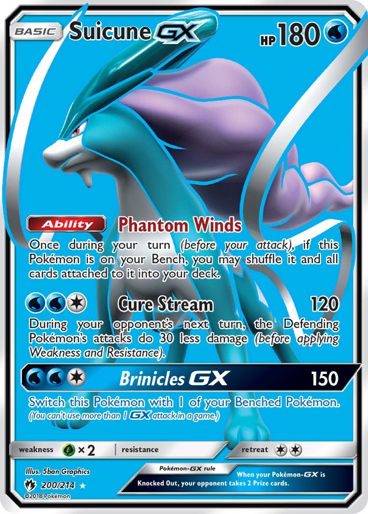 Suicune GX (Full Art) [SM8 - 200/214]