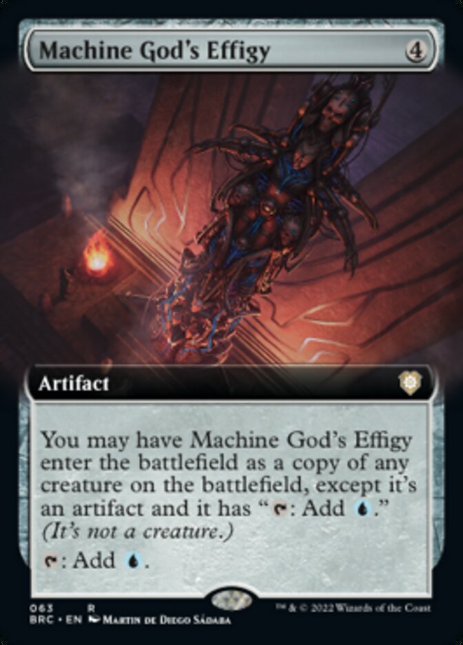 Machine God's Effigy (Extended Art) [The Brothers' War Commander] | The Clever Kobold