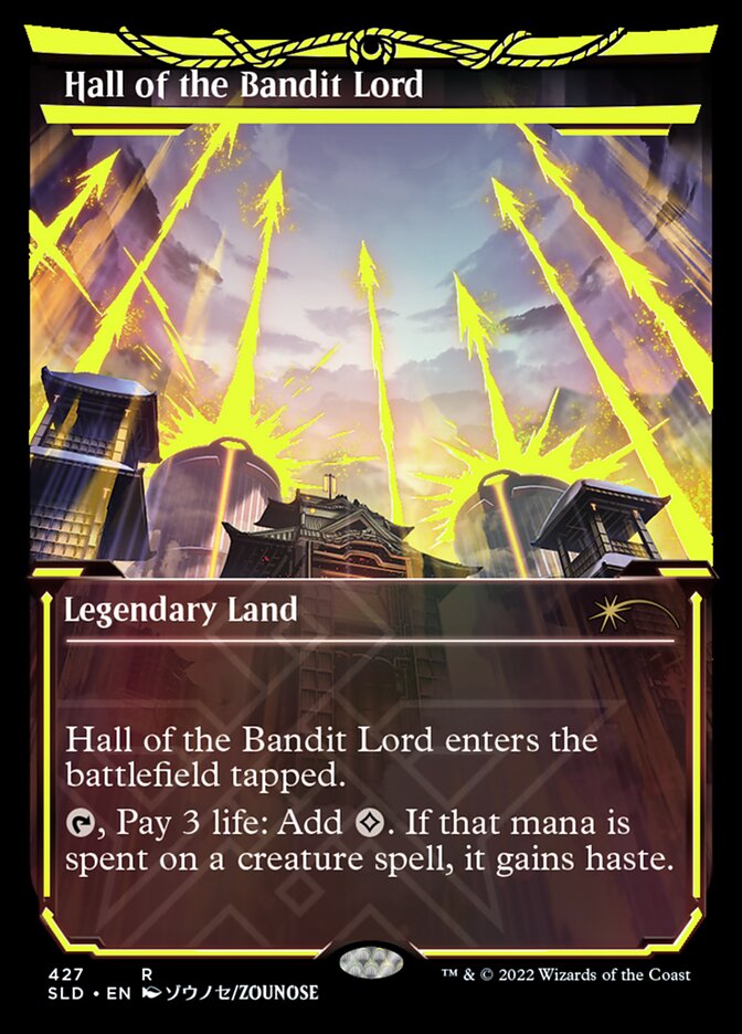 Hall of the Bandit Lord (Neon Ink Yellow) [Secret Lair Drop Series] | The Clever Kobold