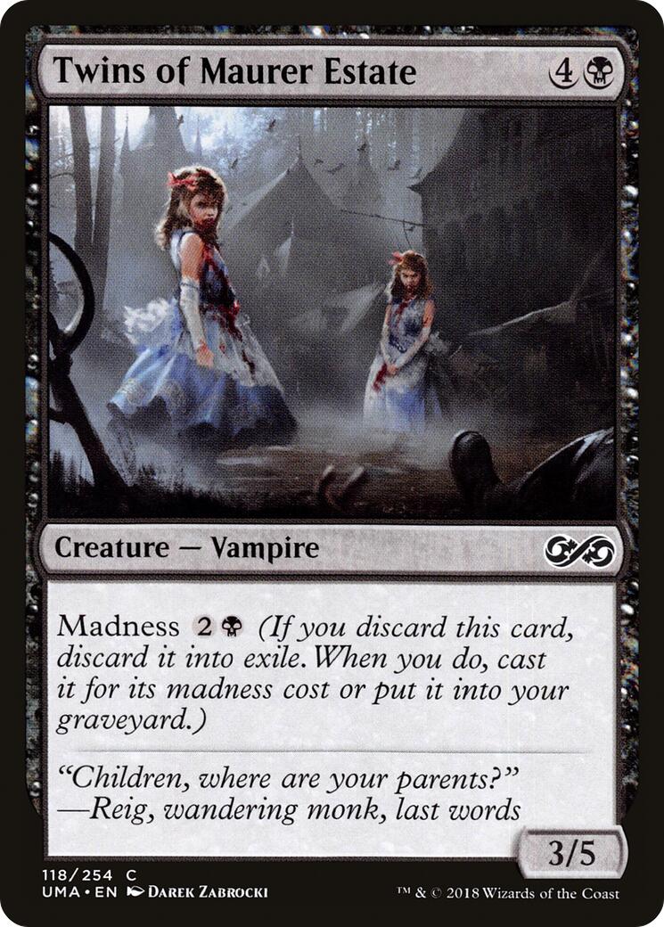 Twins of Maurer Estate [UMA - 118]
