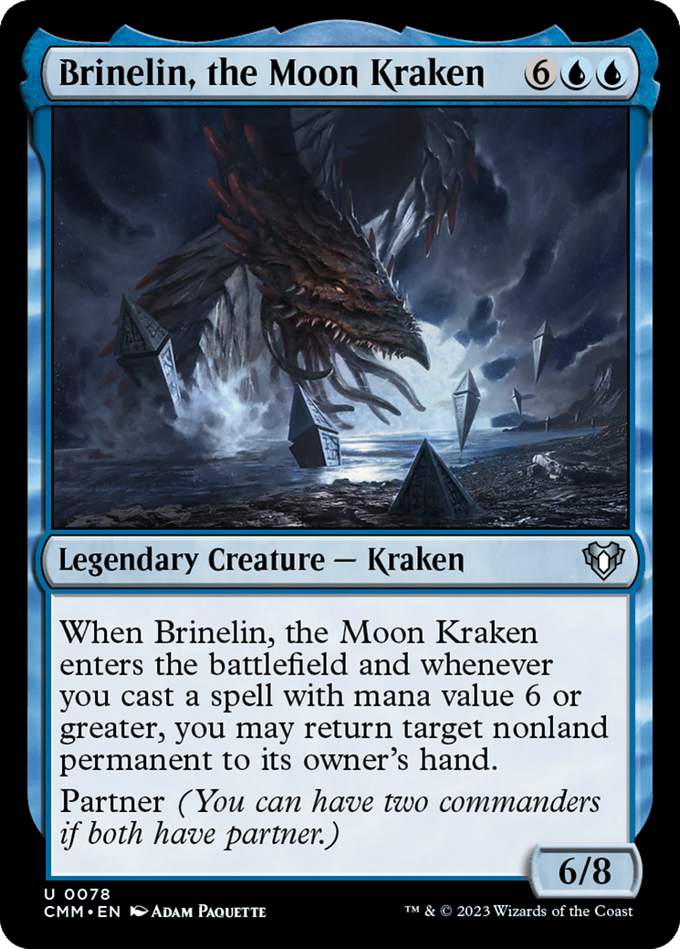 Brinelin, the Moon Kraken [Commander Masters] | The Clever Kobold