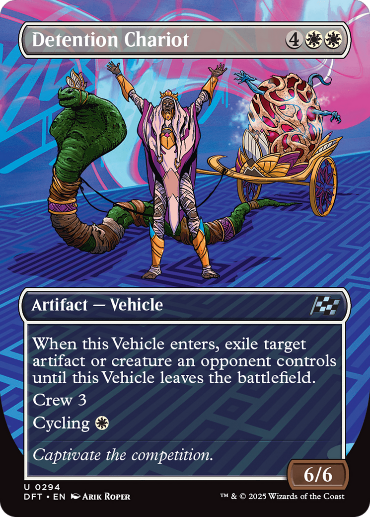 Detention Chariot (Borderless) [Aetherdrift] | The Clever Kobold