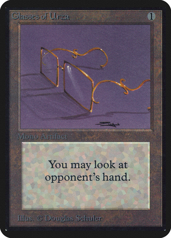 Glasses of Urza [Alpha Edition] | The Clever Kobold