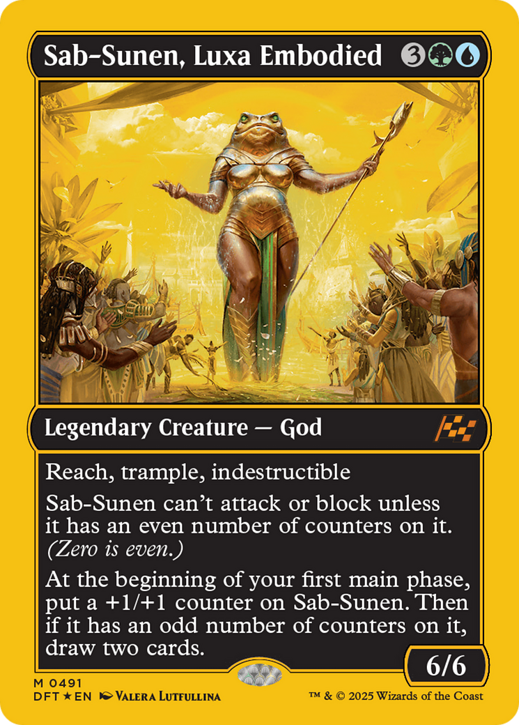 Sab-Sunen, Luxa Embodied (First-Place Foil) [Aetherdrift] | The Clever Kobold