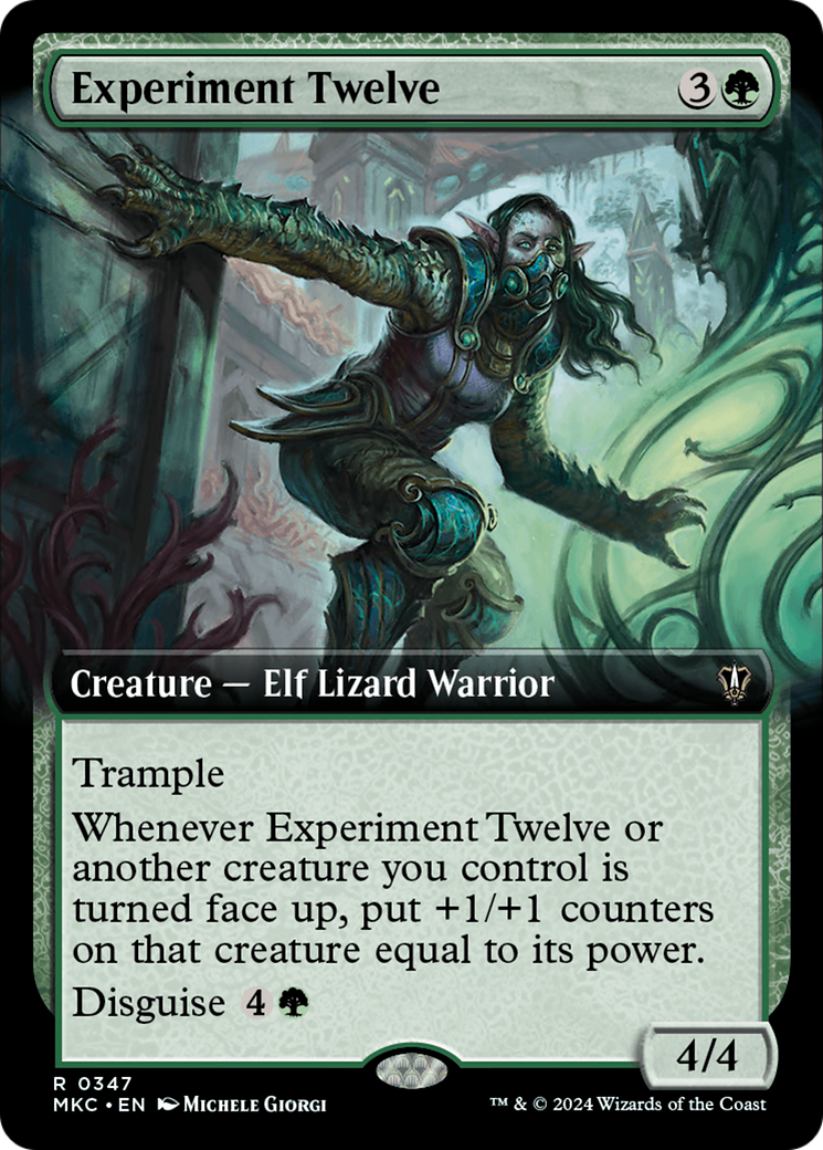 Experiment Twelve (Extended Art) [Murders at Karlov Manor Commander] | The Clever Kobold