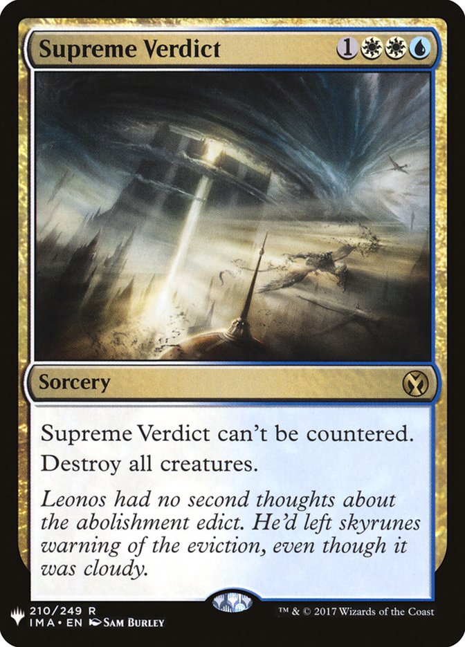 Supreme Verdict [Mystery Booster] | The Clever Kobold