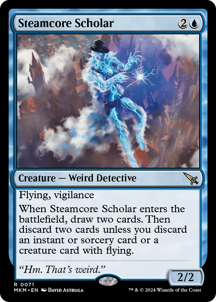 Steamcore Scholar [Murders at Karlov Manor] | The Clever Kobold