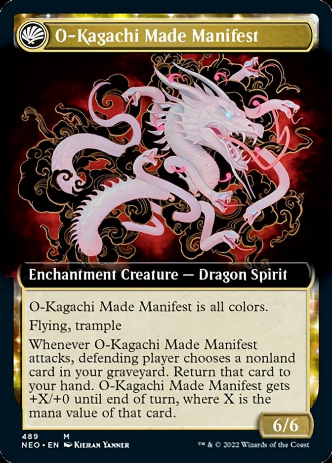 The Kami War // O-Kagachi Made Manifest (Extended Art) [Kamigawa: Neon Dynasty] | The Clever Kobold