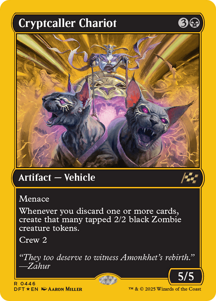 Cryptcaller Chariot (First-Place Foil) [Aetherdrift] | The Clever Kobold