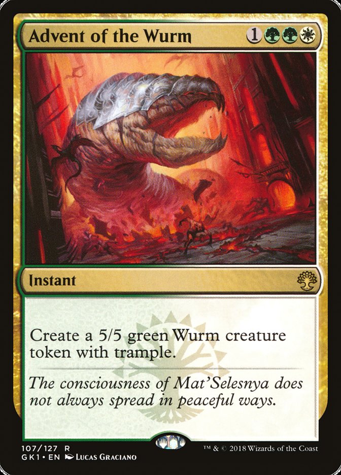 Advent of the Wurm [Guilds of Ravnica Guild Kit] | The Clever Kobold