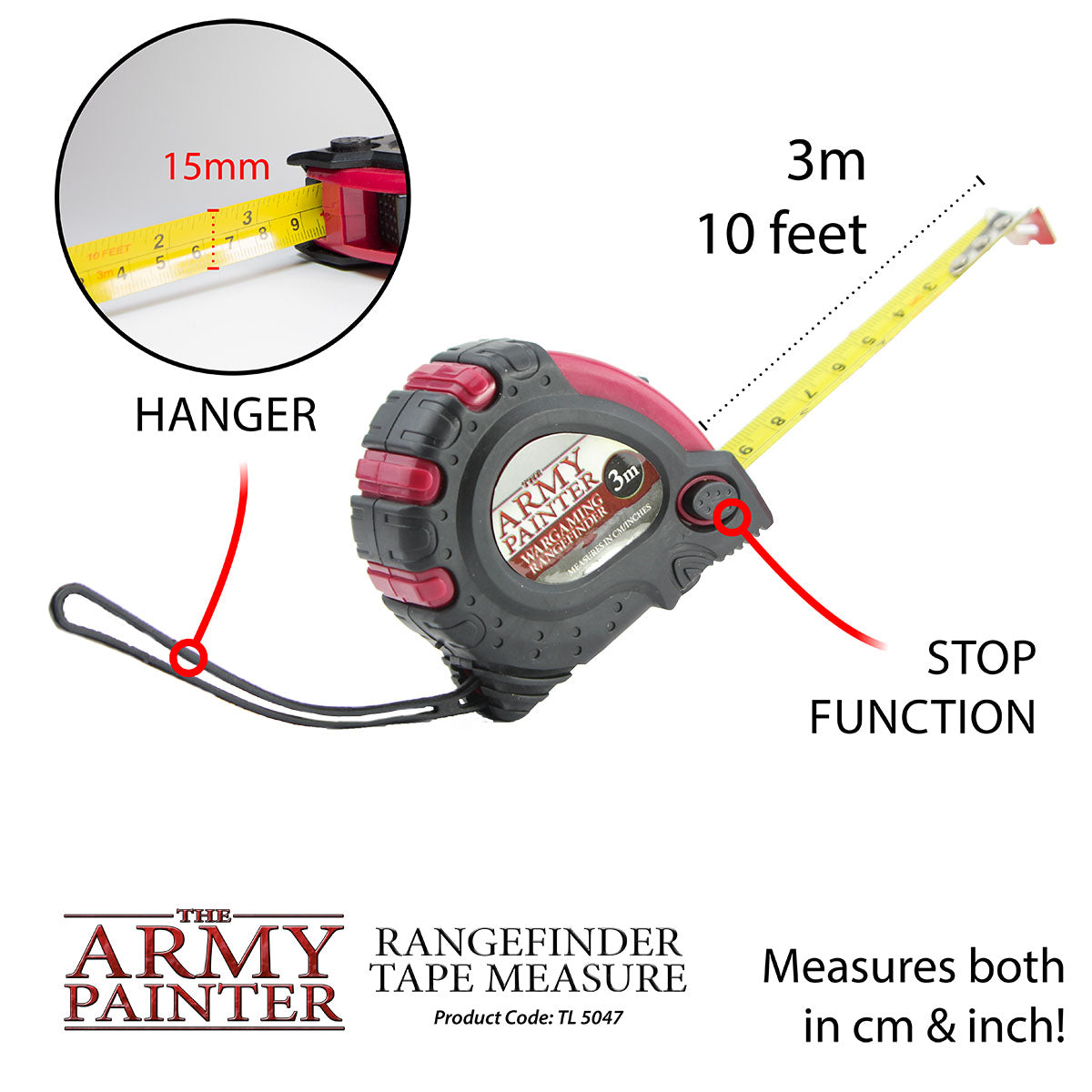 Army Painter Rangefinder Tape Measure | The Clever Kobold