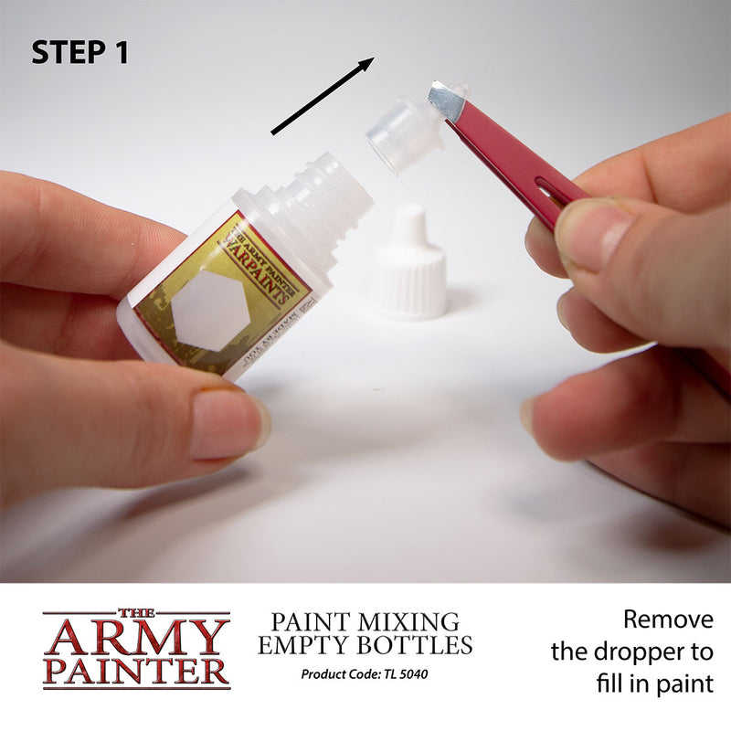 Army Painter Paint Mixing Empty Bottles