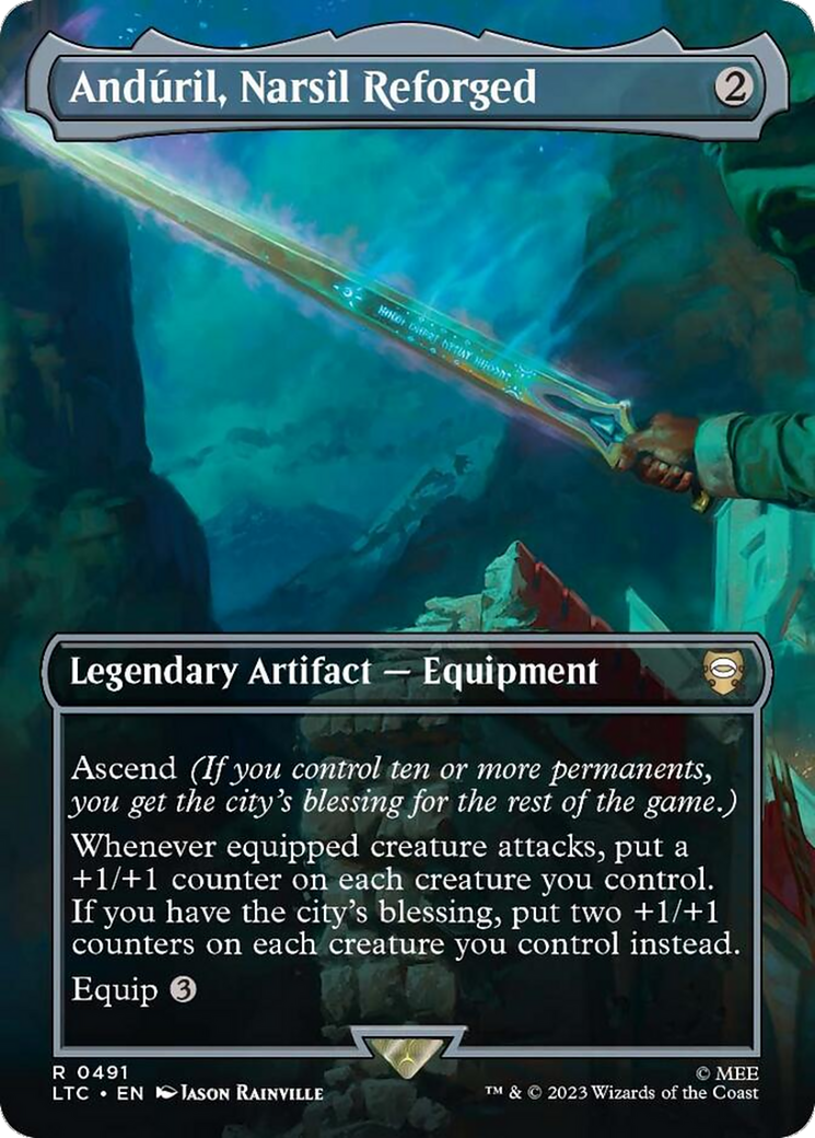 Anduril, Narsil Reforged (Borderless) [The Lord of the Rings: Tales of Middle-Earth Commander] | The Clever Kobold