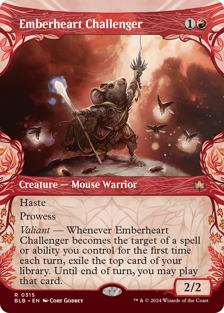 Emberheart Challenger (Showcase) [Bloomburrow] | The Clever Kobold