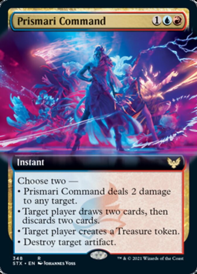 Prismari Command (Extended Art) [Strixhaven: School of Mages] | The Clever Kobold