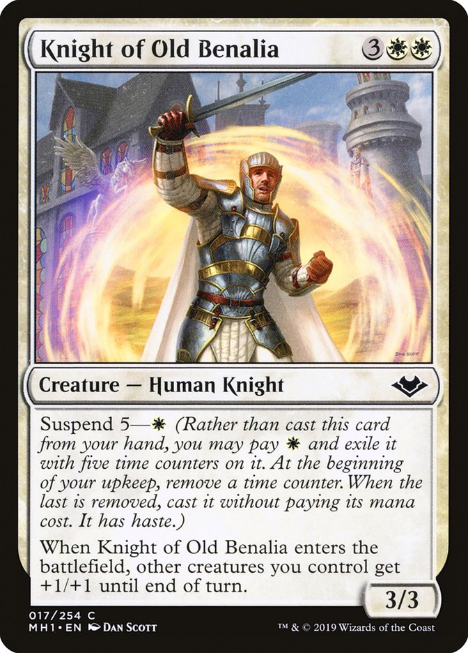 Knight of Old Benalia [Modern Horizons] | The Clever Kobold