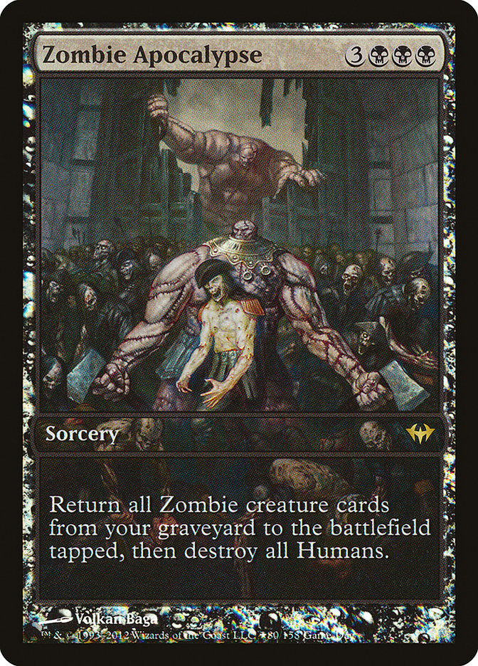 Zombie Apocalypse (Game Day) [Dark Ascension Promos] | The Clever Kobold