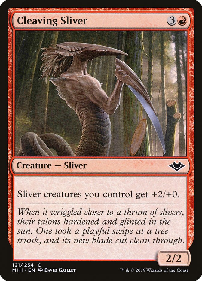 Cleaving Sliver [Modern Horizons] | The Clever Kobold