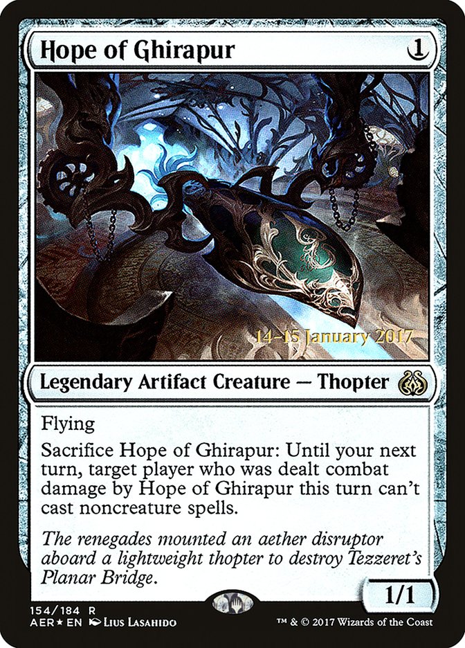 Hope of Ghirapur [Aether Revolt Prerelease Promos] | The Clever Kobold