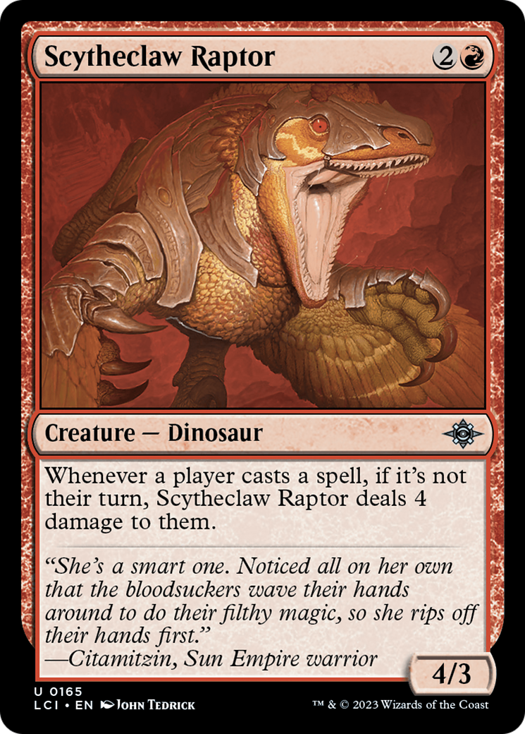 Scytheclaw Raptor [The Lost Caverns of Ixalan] | The Clever Kobold