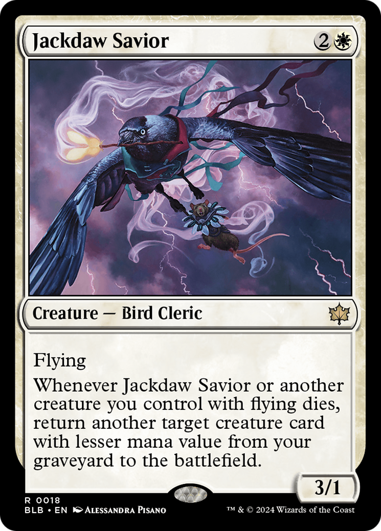 Jackdaw Savior [Bloomburrow] | The Clever Kobold