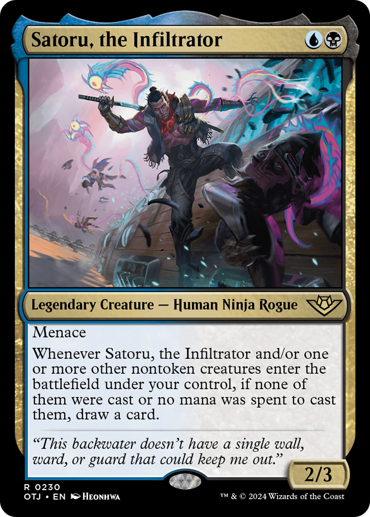 Satoru, the Infiltrator [Outlaws of Thunder Junction] | The Clever Kobold