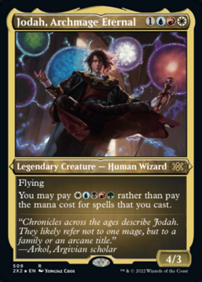 Jodah, Archmage Eternal (Foil Etched) [Double Masters 2022] | The Clever Kobold