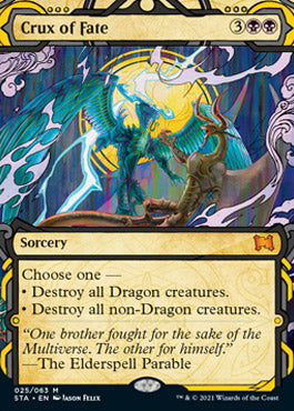 Crux of Fate (Foil Etched) [Strixhaven: School of Mages Mystical Archive] | The Clever Kobold