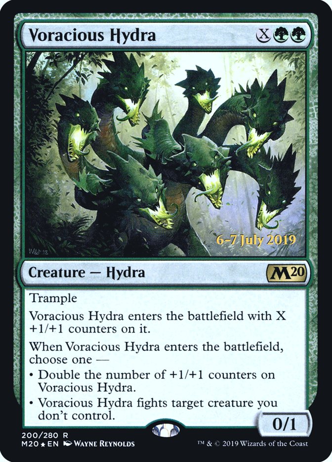 Voracious Hydra [Core Set 2020 Prerelease Promos] | The Clever Kobold