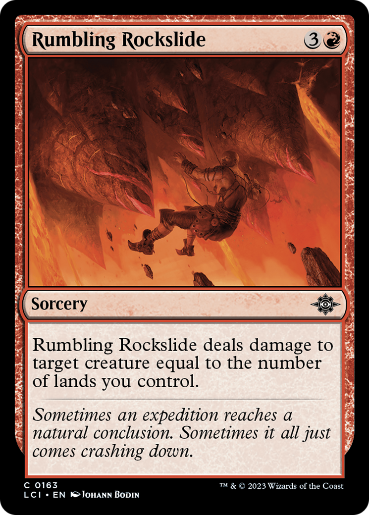 Rumbling Rockslide [The Lost Caverns of Ixalan] | The Clever Kobold