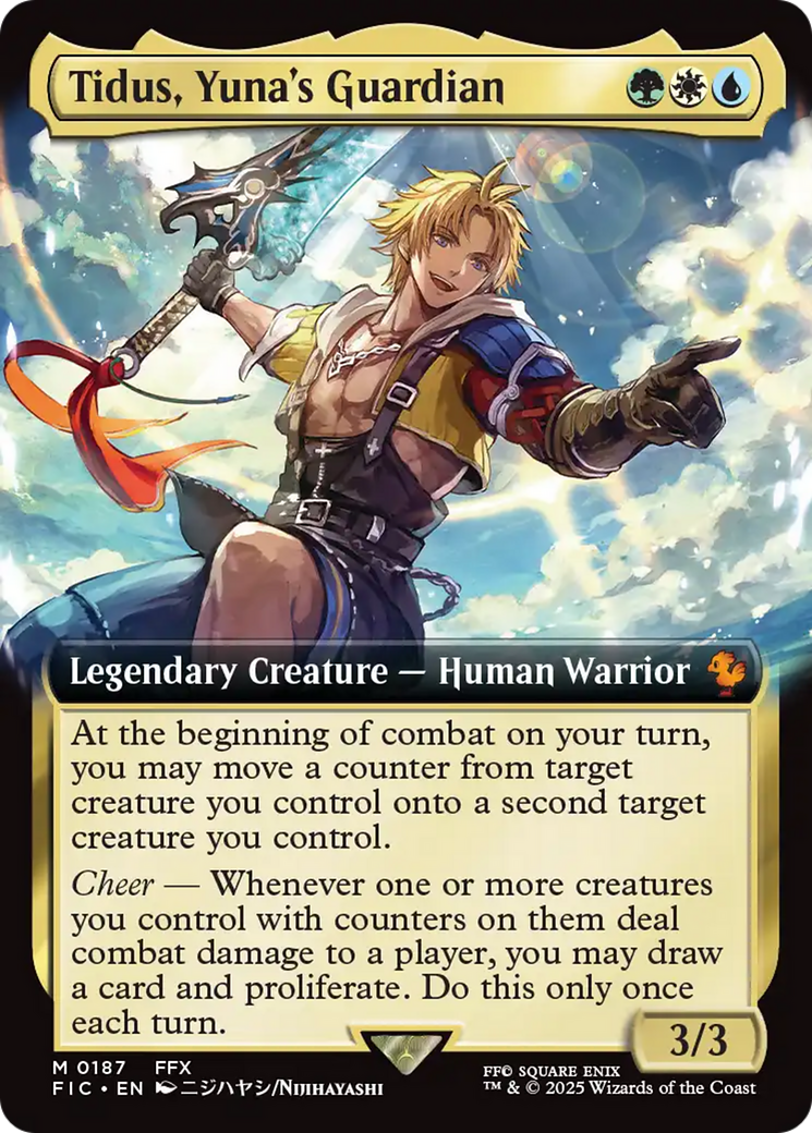 Tidus, Yuna's Guardian (Extended Art) [FINAL FANTASY Commander] | The Clever Kobold