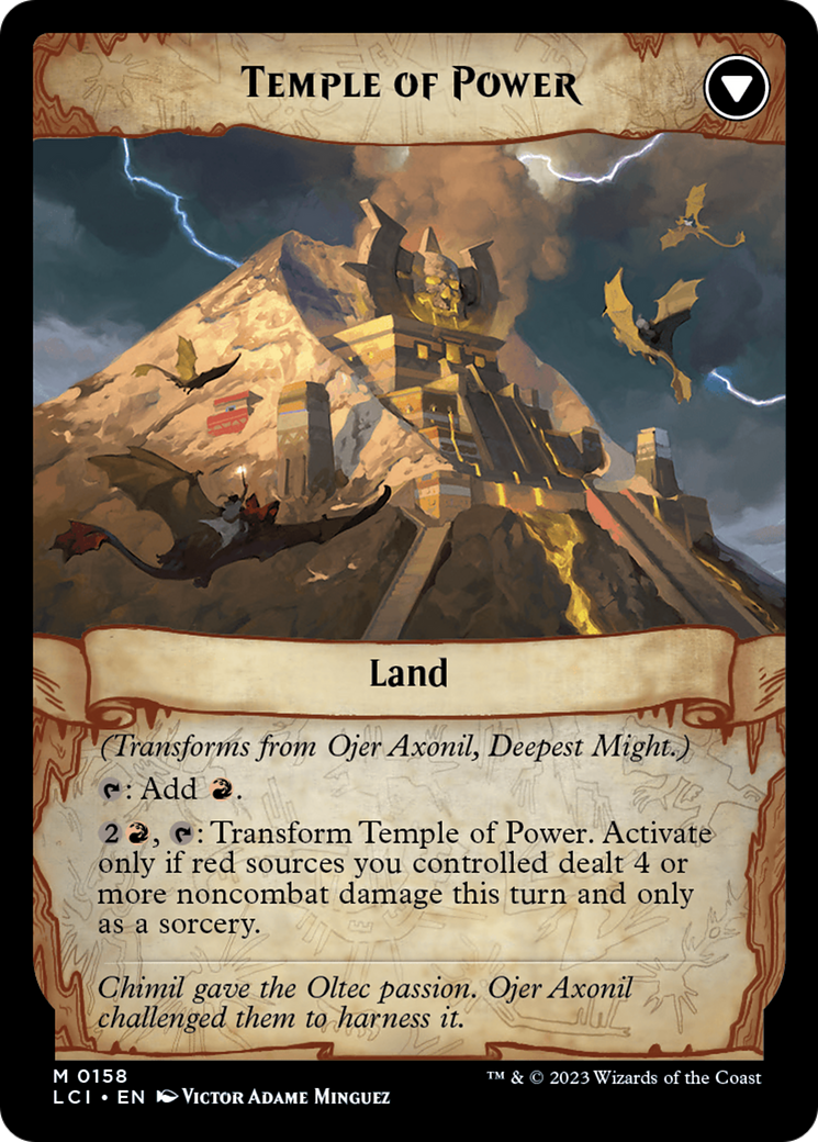 Ojer Axonil, Deepest Might // Temple of Power [The Lost Caverns of Ixalan] | The Clever Kobold